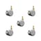 Service Caster 2 Inch MRI Safe Casters with Brakes, 10mm Threaded Stem, Set of 5, SCC, 5PK SCC-TS02S50-TPR-GRY-B-M10X22-MRI-5 - alternate 1